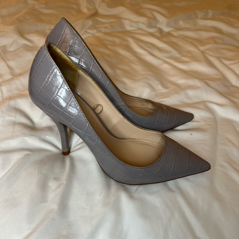Mango light purple heels. Worn about 4 times, good condition. Size 36 EU, US 5.5